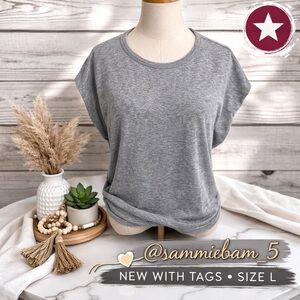 Michael Stars Gray Short Sleeve Tee